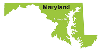 Map of Maryland